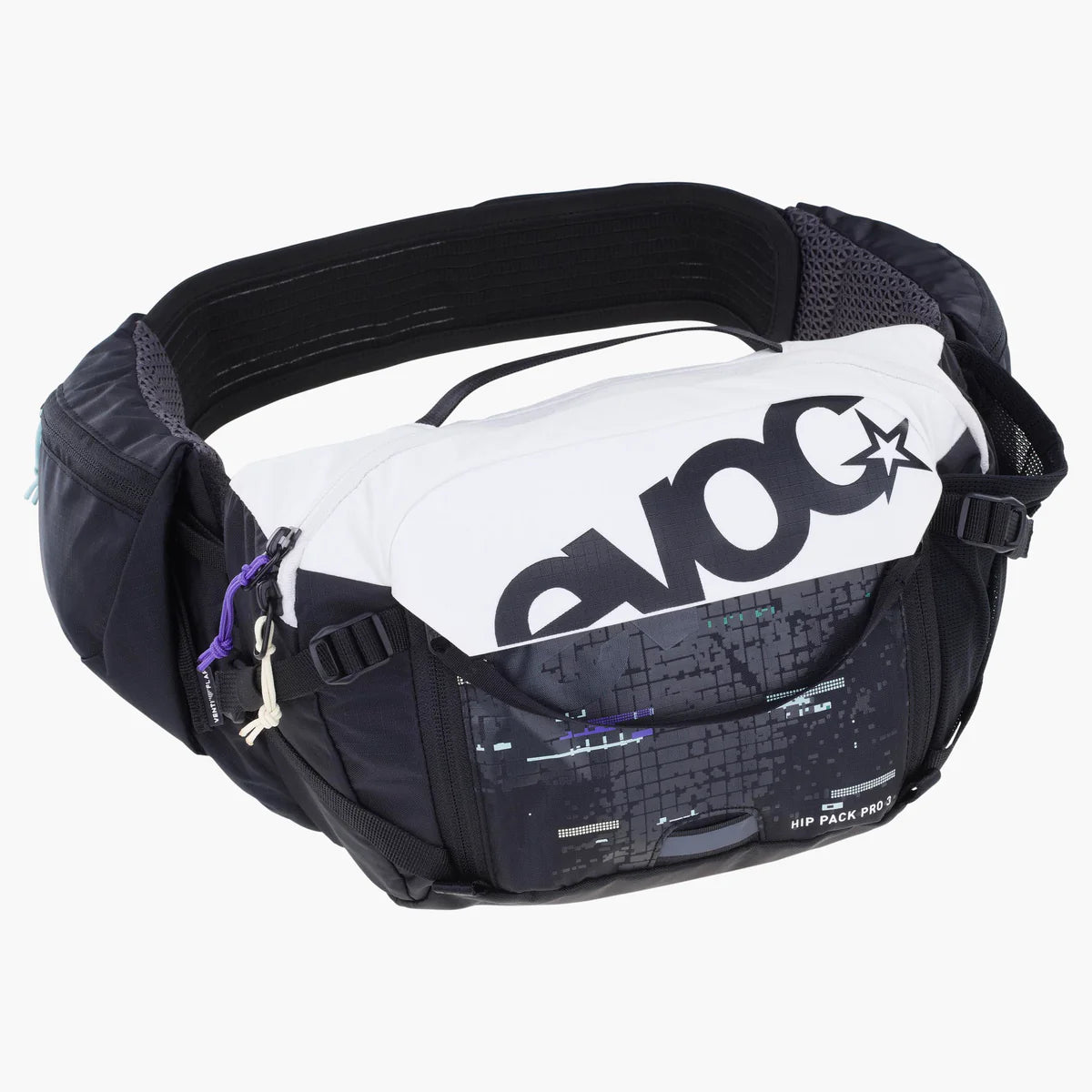 Bolsa de cadera Evoc Hip Pack Pro 3 - Negro blanco