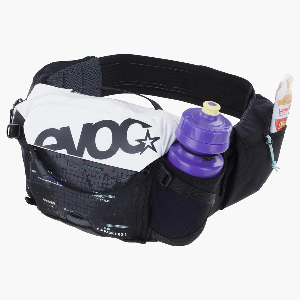 Bolsa de cadera Evoc Hip Pack Pro 3 - Negro blanco