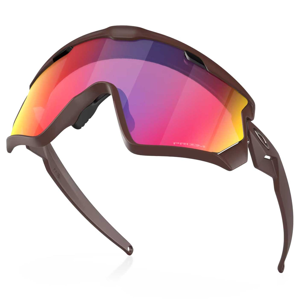Occhiali Oakley Wind Jacket 2.0 - Matte grenache prizm road - F