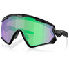 Oakley Wind Jacket 2.0 sunglasses - Matte black prizm road jade