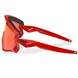 Occhiali Oakley Wind Jacket 2.0 - Matte redline Prizm snow torch - G