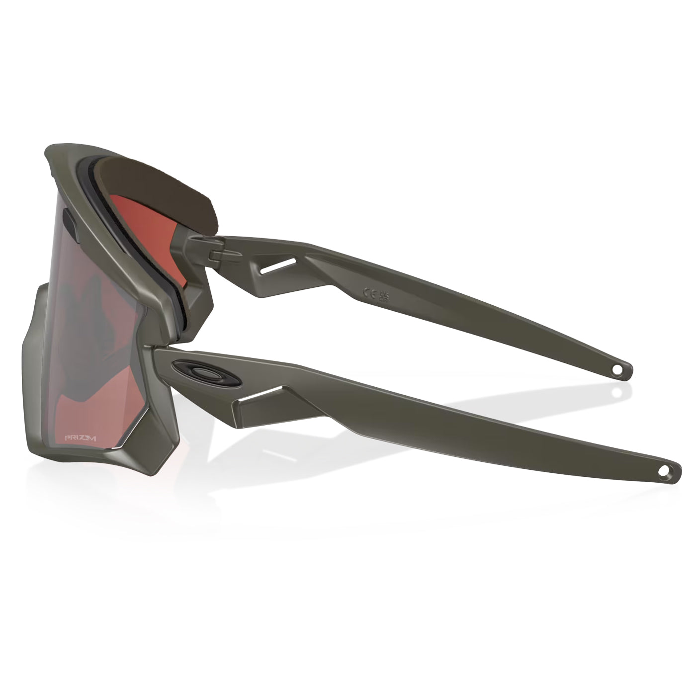 Occhiali Oakley Wind Jacket 2.0 - Matte olive Prizm snow black - B
