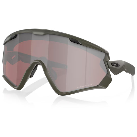 Oakley Wind Jacket 2.0 sunglasses - Matte olive Prizm snow black