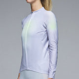 Langarmtrikot damen Q36.5 Gregarius Hybrid Light QLAB - Graugrün