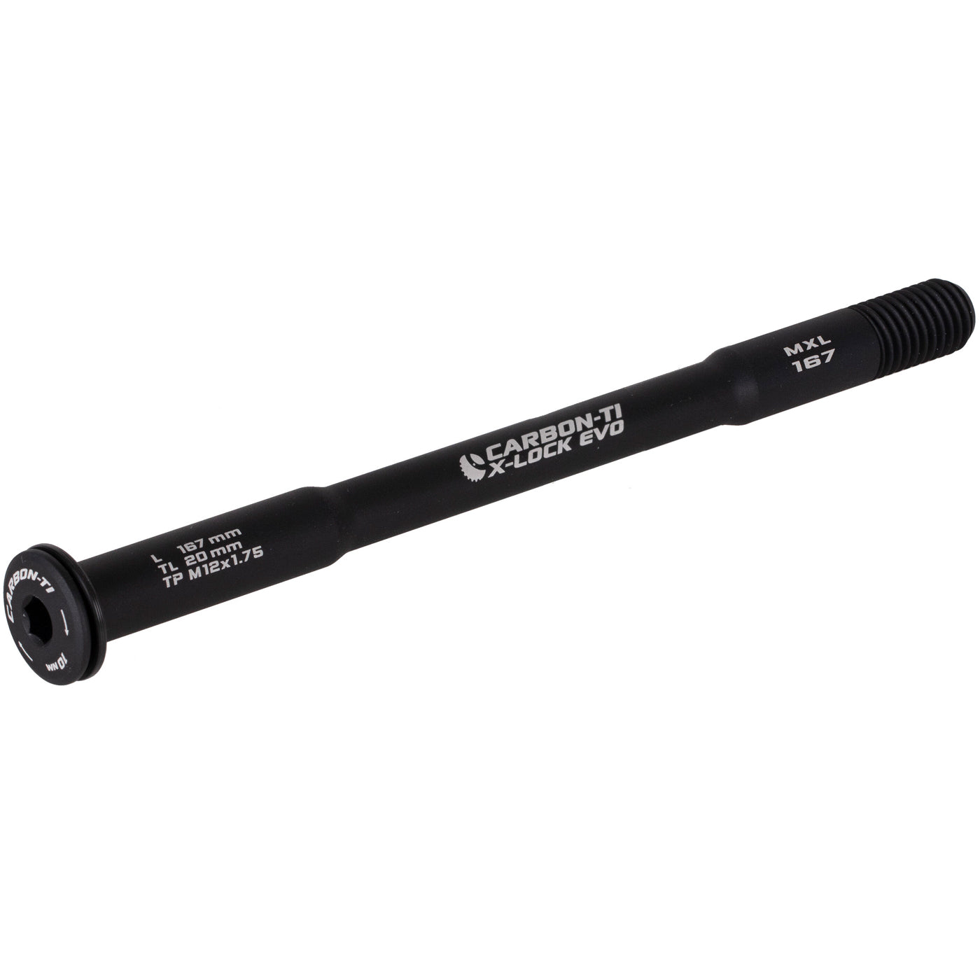Thru axle CarbonTi XLock EVO 12x1.75 167 mm All4cycling