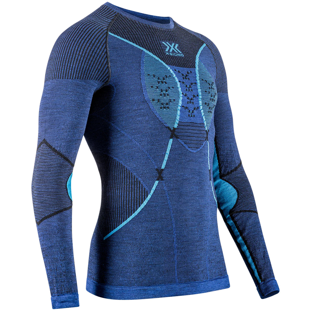 Maglia intima maniche lunghe X-Bionic Apani Merino 4.0 - Blu - D