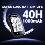 COOSPO GPS Cycling Computer CS300 - Black