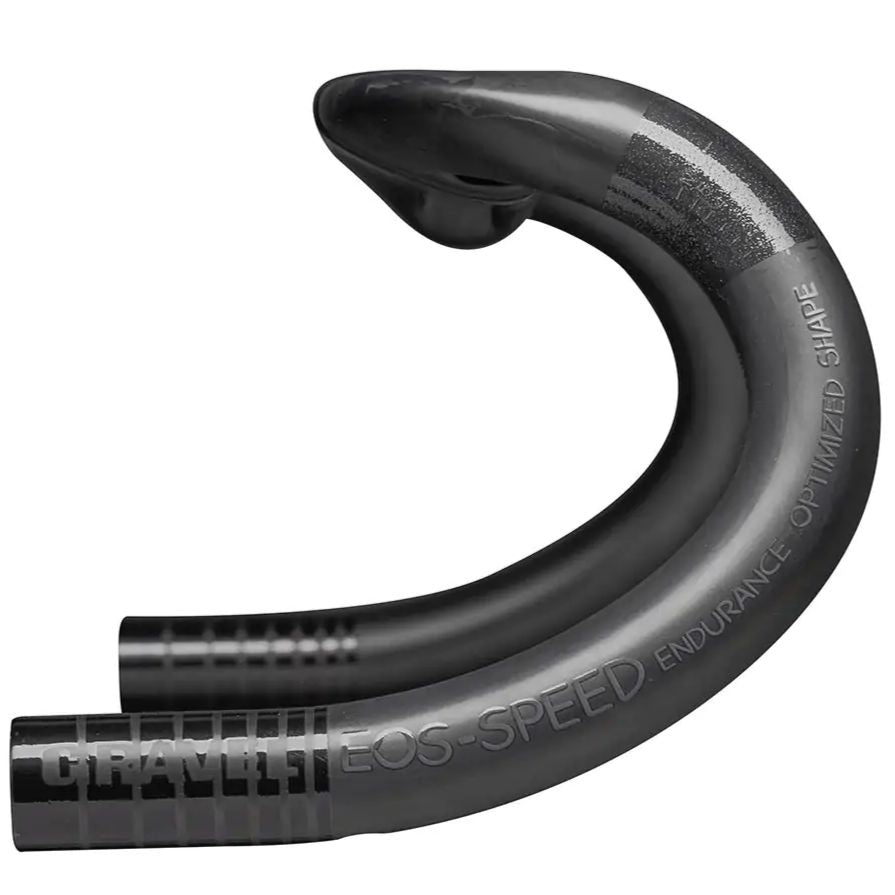 Manubrio Deda Superzero Gravel DCR Eos Speed Carbon - Nero - N