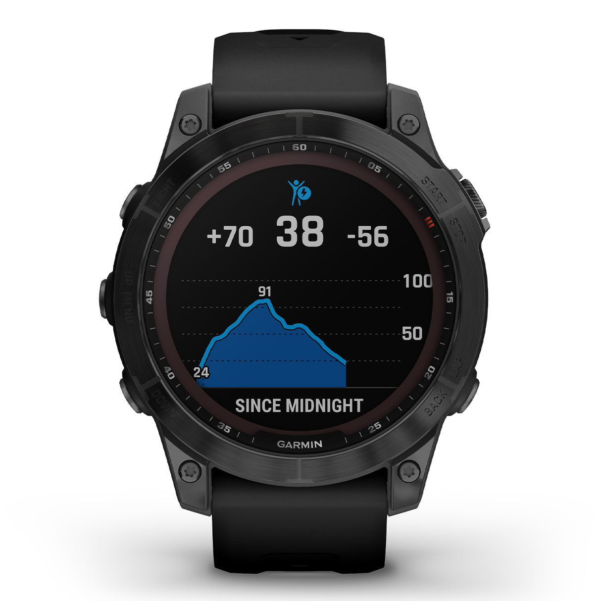 Garmin Fenix 7 Sapphire Solar - Nero - P