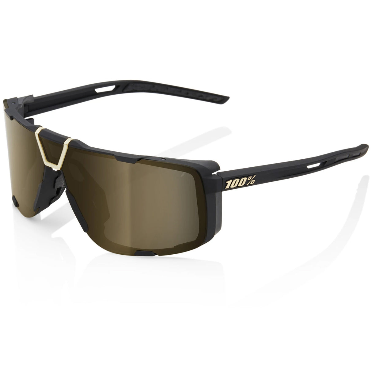 Occhiali 100% Eastcraft - Soft Tact Black Gold Mirror - F