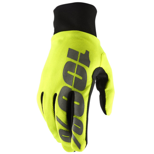 Gants 100% Hydromatic - Jaune fluo