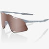 Gafas 100% Hypercraft - Matte Stone Grey HiPER Crimson Silver Mirror