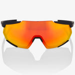 100% Racetrap 3.0 glasses - Soft Tact Black HiPER Red Mirror