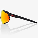 100% Racetrap 3.0 glasses - Soft Tact Black HiPER Red Mirror