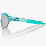 100% S2 sunglasses - Polished Transulcent Mint HiPER Silver Mirror
