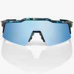 100% Speedcraft SL sunglasses - Black Holographic HiPER Blue Mirror