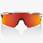 100% Speedcraft SL glasses -  Soft Tact Grey Camo HiPER Red Mirrror