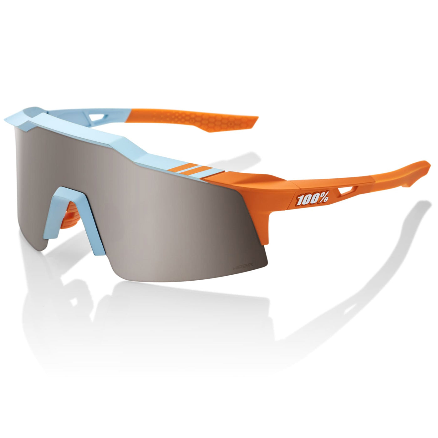 100% Speedcraft SL glasses - Soft Tact Two Tone HiPER Silver Mirrror ...