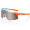 100% Speedcraft XS glasses - Soft Tact Two Tone HiPER Silver Mirror