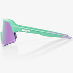 100% S3 sunglasses - Soft tact mint HiPER Lavender Mirror