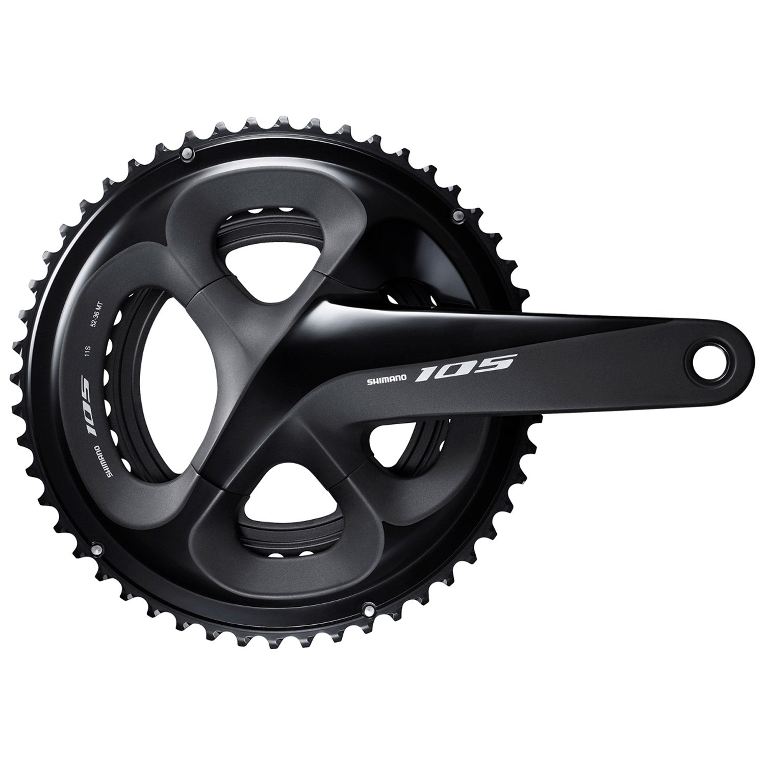 【美品】Shimano105クランクセッ 50-34　165mmFC-R7000 Shimano 105 FC-R7000 Crankset - 50/34