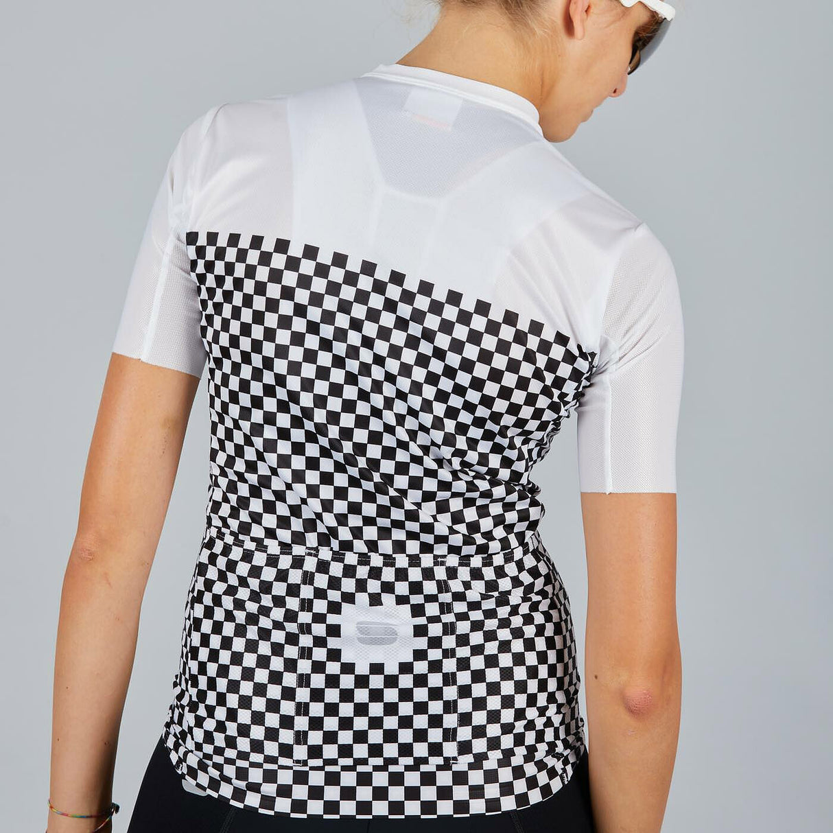 Maglia donna Sportful Checkmate - Bianco