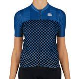 Maglia donna Sportful Checkmate - Blu