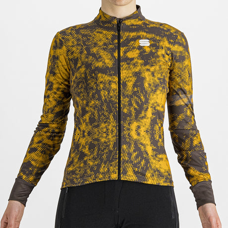 Maglia donna maniche lunghe Sportful Escape Supergiara Thermal - Giallo - F