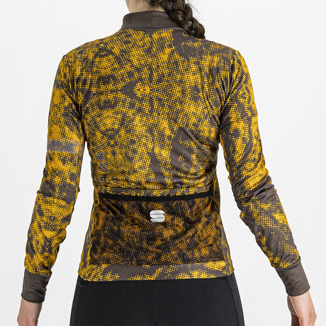 Maglia donna maniche lunghe Sportful Escape Supergiara Thermal - Giallo - G