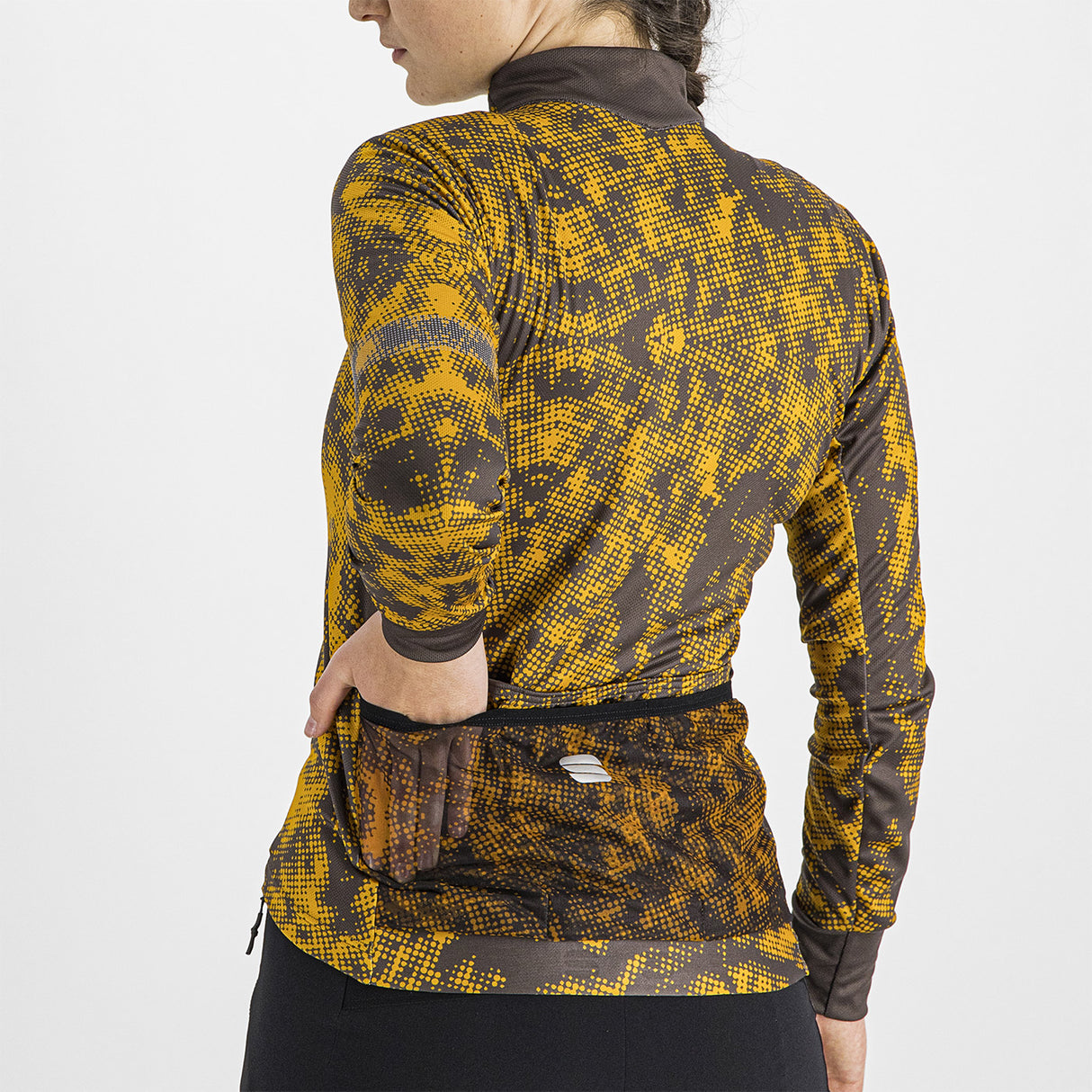 Maglia donna maniche lunghe Sportful Escape Supergiara Thermal - Giallo - H