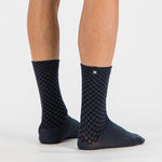 Sportful Checkmate winter socks - Black blue