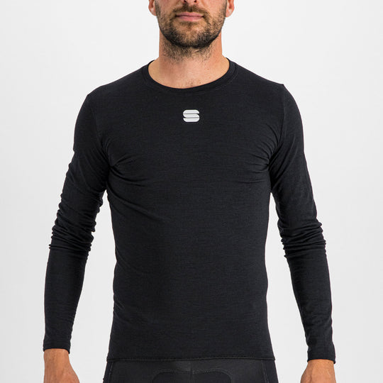 Maglia intima maniche lunghe Sportful Merino Tee - Nero