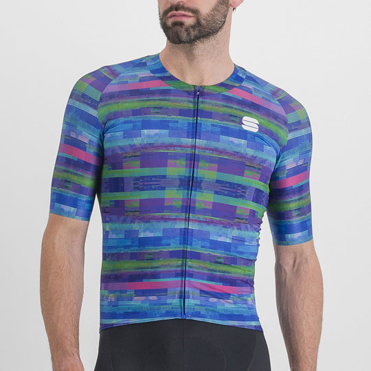 Maillot Sportful Glitch Bomber - Bleu