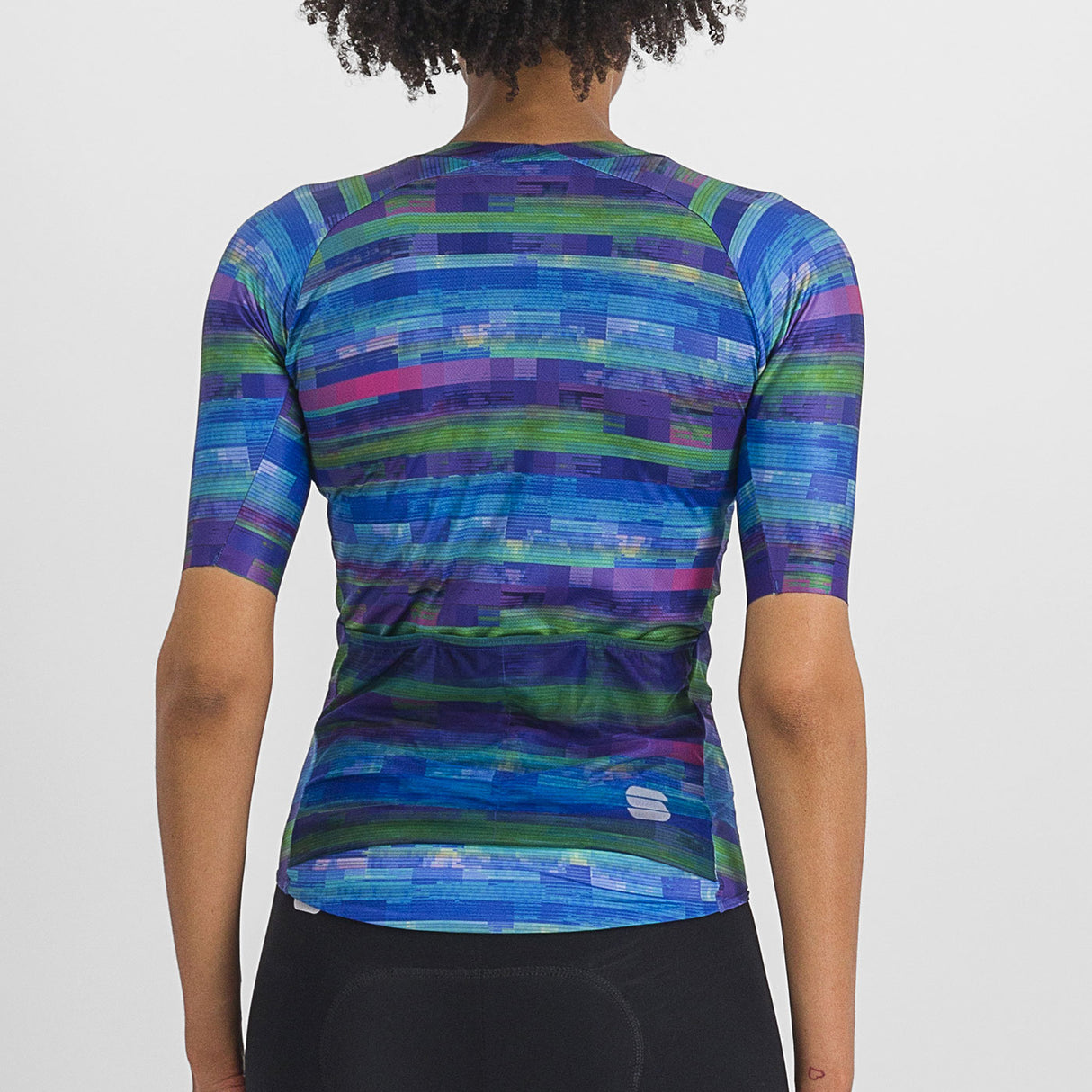 Maglia donna Sportful Glitch Bomber - Blu - H