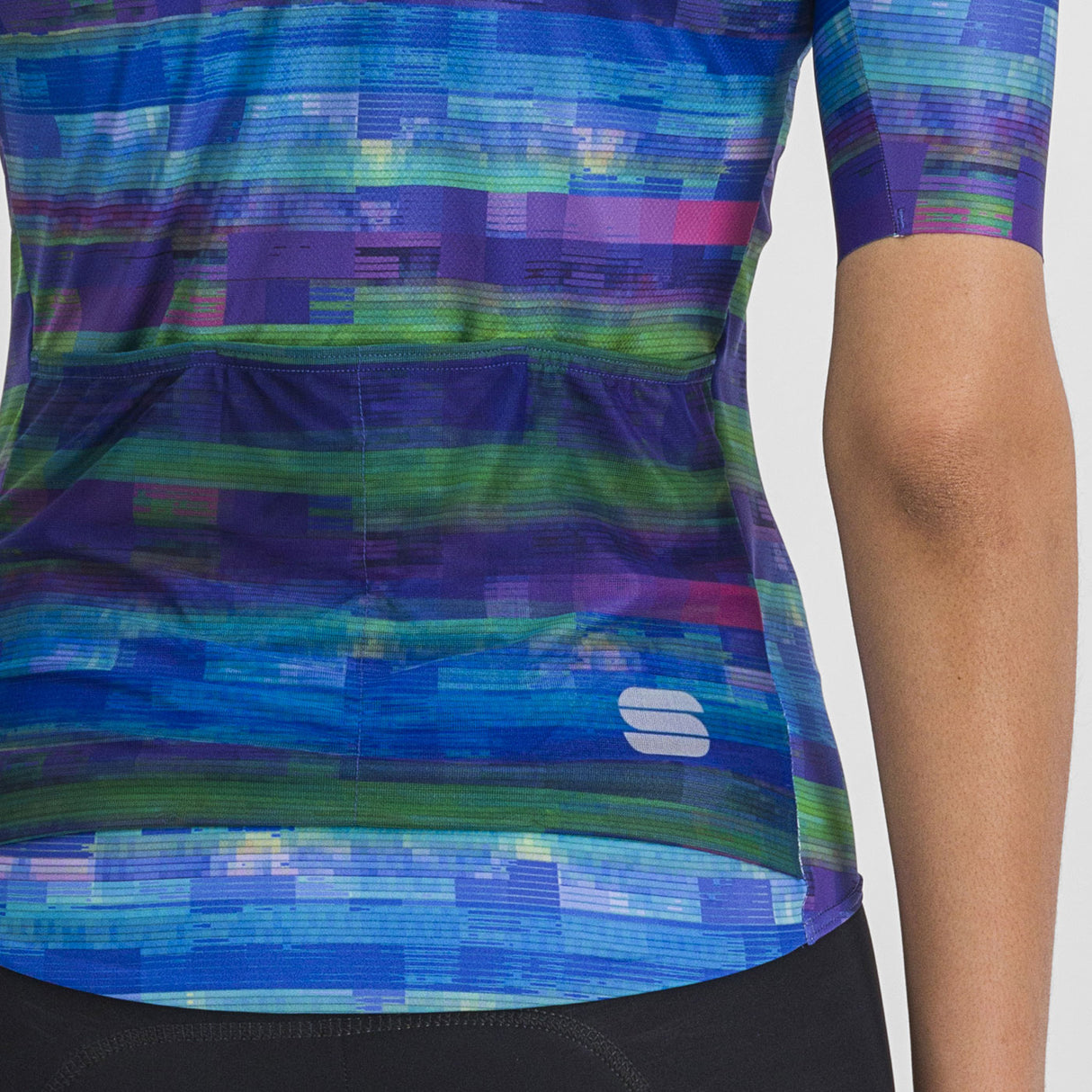 Maglia donna Sportful Glitch Bomber - Blu - M