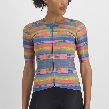 Maglia donna Sportful Glitch Bomber - Arancio - Q