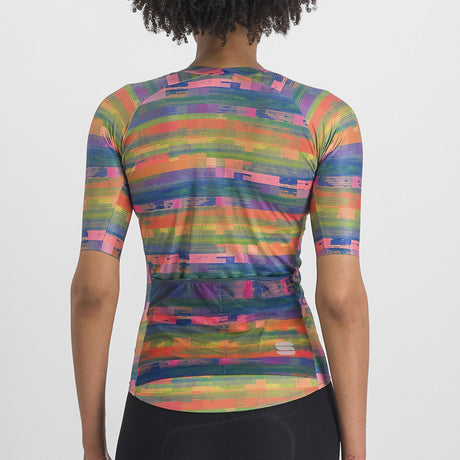 Maglia donna Sportful Glitch Bomber - Arancio - A