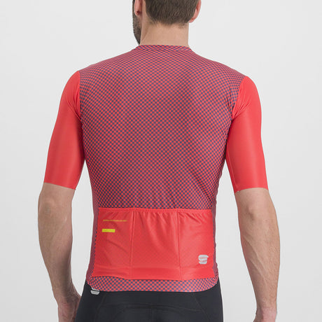Maglia Sportful Checkmate - Rosso viola - L