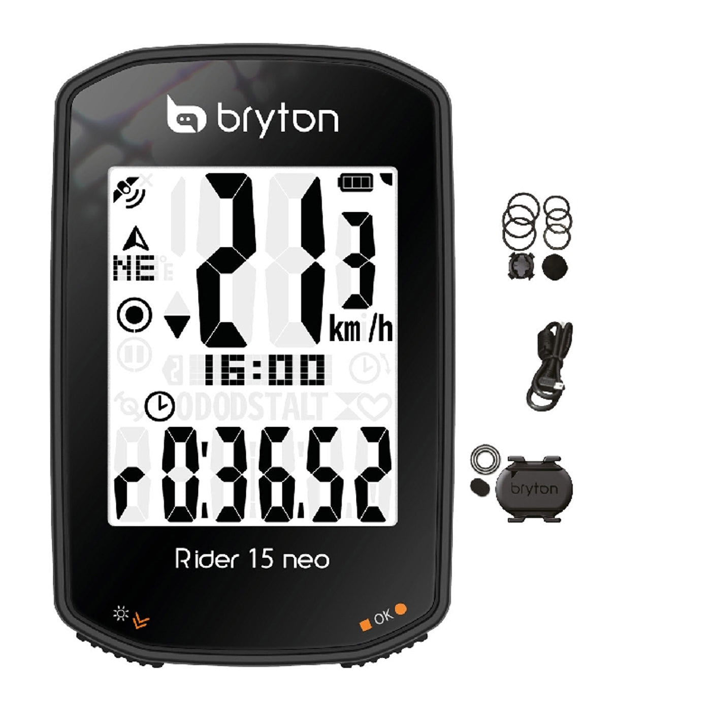 Bryton Rider 15 Neo C - Nero - A