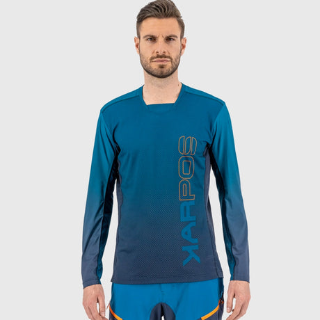 Maglia maniche lunghe Karpos Jump - Azzurro - D