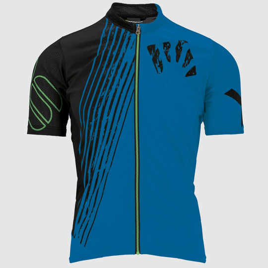 Maglia Karpos Green Fire - Blu