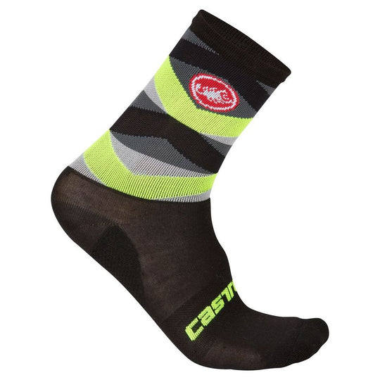 Castelli Fatto 12 Socken - Gelb Fluo