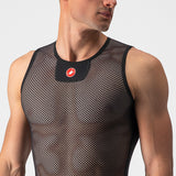 Maglia intima senza maniche Castelli Core Mesh 3 - Nero - E