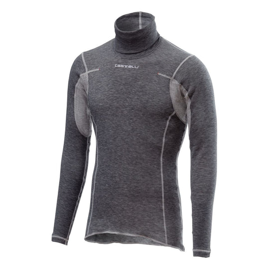 Maillot de corps manches longues Castelli Flanders Neck - Gris