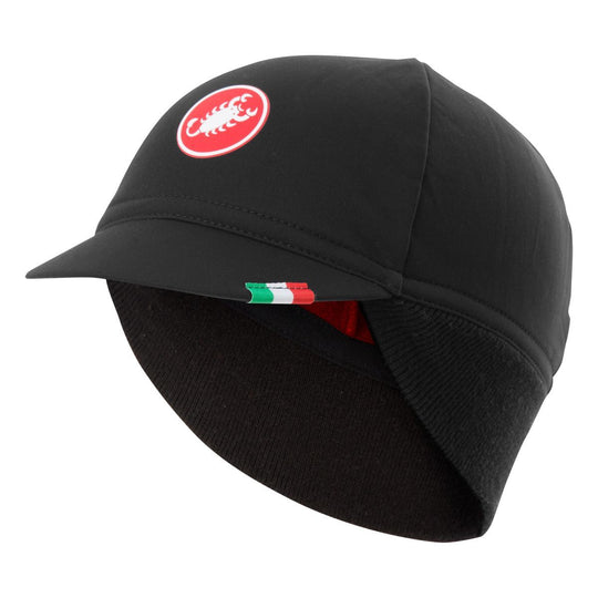 Chapeau d'hiver Castelli Difesa Thermal - Noir