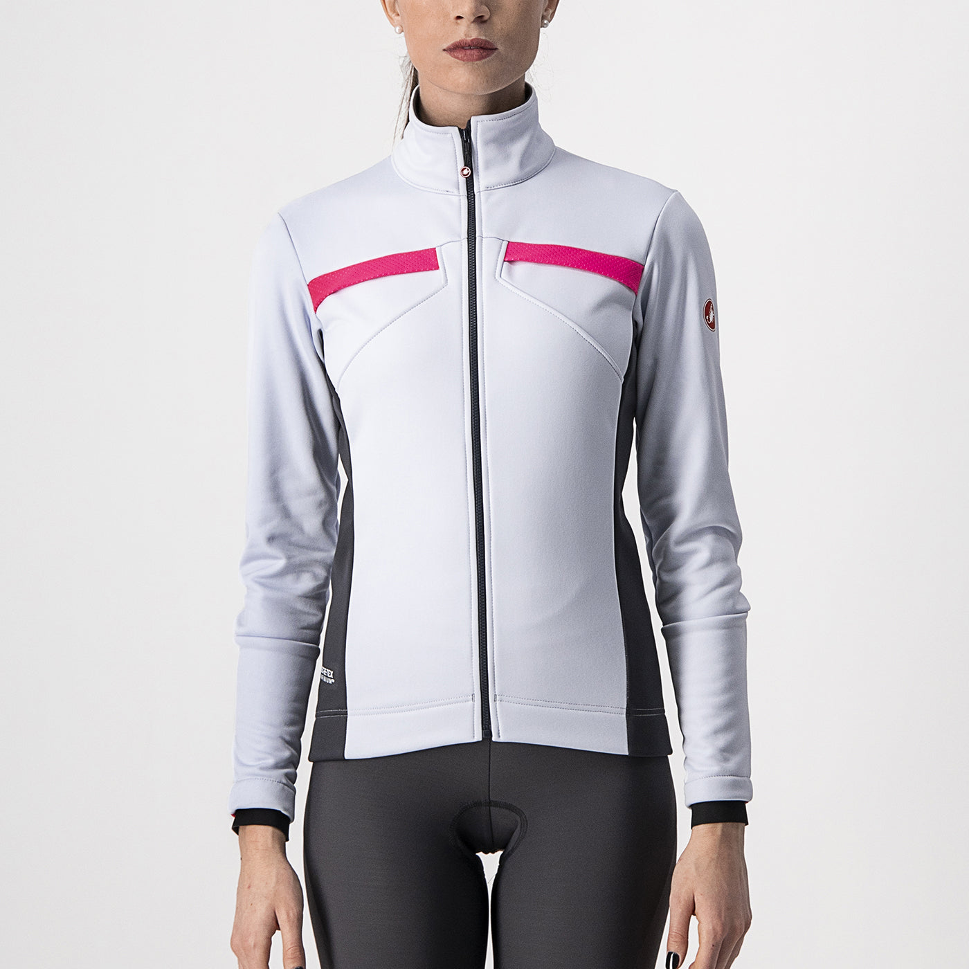 Castelli Giacca Donna - Squall Shell - light black/silver grey 085 Castelli Giacca Donna - Squall Shell - light black/silver grey 085