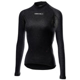 Maglia intima maniche lunghe donna Castelli Flanders Warm 2 - Nero
