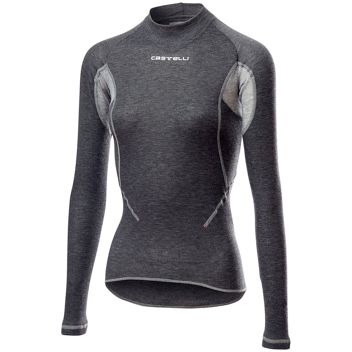 Maglia intima donna maniche lunghe Castelli Flanders Warm 2 - Grigio