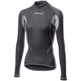 Maglia intima donna maniche lunghe Castelli Flanders Warm 2 - Grigio