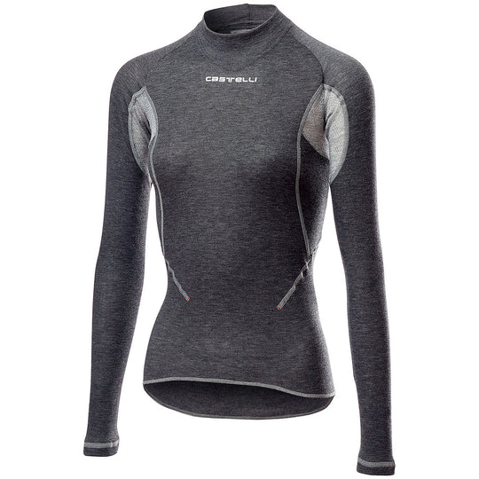 Castelli Flanders Warm 2 long sleeves woman base layer - Grey